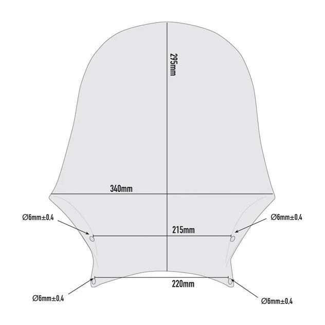 Givi A201 Airstar Universal Windscreen 4 Givi A201 Airstar Universal Windscreen - Image 2