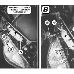 Givi D214KIT Windshield Fit Kit Honda Silverwing 600 2001-2013 Fit Kit Only [Open Box]