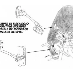 Givi D45 Fit Kit For A31 / A34 Universal Windshield
