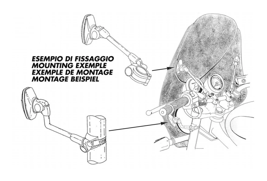 Givi D45 Fit Kit For A31 / A34 Universal Windshield 3 Givi D45 Fit Kit For A31 / A34 Universal Windshield