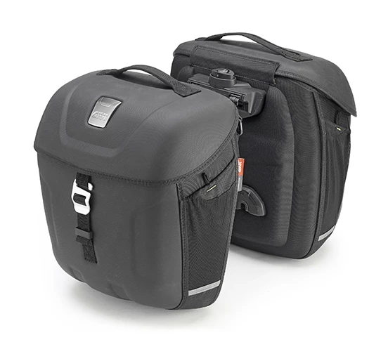 Givi MT501 Metro-T Multilock 18L Saddlebags Set Black [Open Box]
