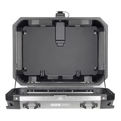 Givi Outback 58 Liter Monokey Top Case Top Case Only / Silver [Open Box] -Givi Sales Store givi outback58 liter monokey top case top case only silver open box top case only 11