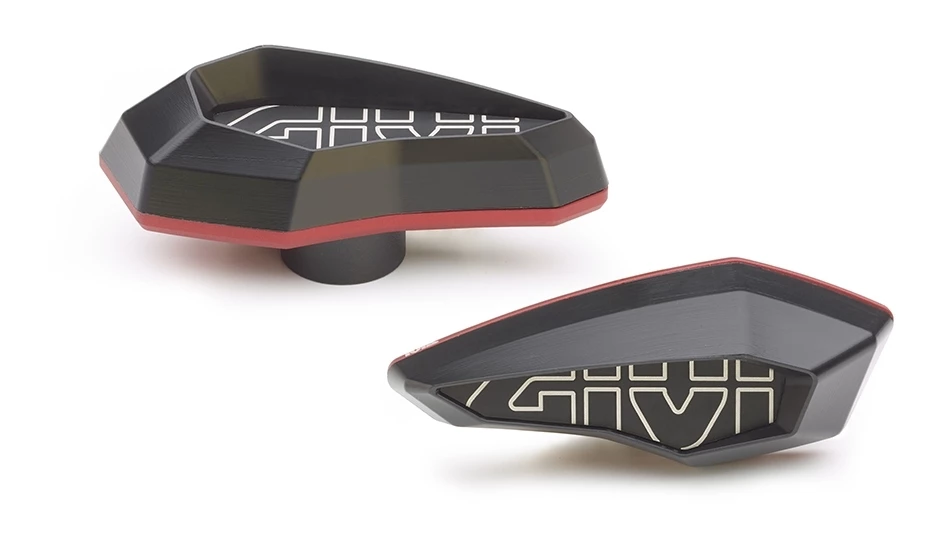Givi SLD01 Frame Slider Pucks Black/Red [Open Box]