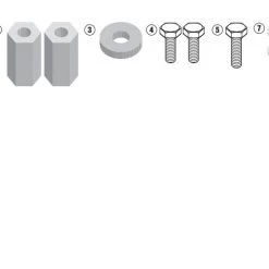 Givi TN5108KIT Engine Guards Fit Kit BMW R1200GS 2016-2018