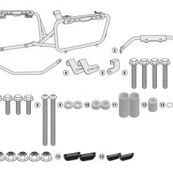 Givi Trekker Outback Case And Luggage Rack Kit -Givi Sales Store givi trekker outback case and luggage rack kit honda africa twin20162017 26