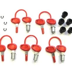 Givi Z140R / Z227 / Z228 / Z1382 Red / Silver Key Lock Set 11 Givi Z140R / Z227 / Z228 / Z1382 Red / Silver Key Lock Set -Givi Sales Store givi z140 rz227 z228 z1382 security lock set 5